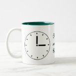 Funny Clock Face Scheduled Maintenance Cup Coffee Mug