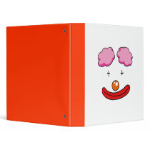 Funny clown face binders by jsoh Funny clown face binders