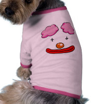 Funny clown face pet clothing by jsoh Funny clown face pet clothing