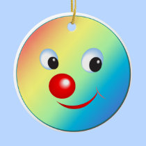 Funny Clown Face ornaments