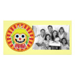 Funny clown photo card