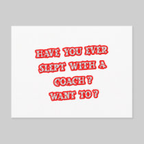 Funny Coach Pick-Up Line Post Cards