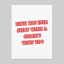 Funny Coach Pick-Up Line Post Cards