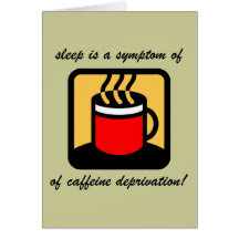 Funny coffee card