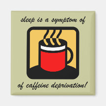 Funny coffee fridge magnets