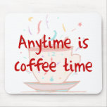 Funny Coffee Lover Mouse Pad