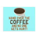 Funny Coffee Lover Postcards