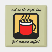 Funny coffee magnets