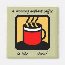 Funny coffee magnets
