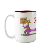 Funny Coffee Mug: Dragging Butt Female