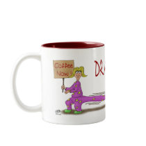 Funny Coffee Mug: Dragging Butt Female
