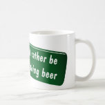 Funny coffee mug for beer lovers