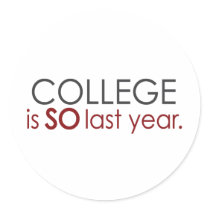 Funny College Grad Stickers