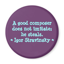 Funny Composer Quotes Magnet - Stravinsky by musespeak Funny Composer Quotes Magnet - Stravinsky