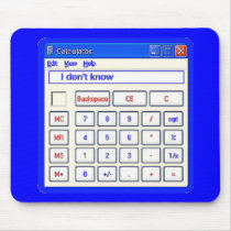 FUNNY COMPUTER CALCULATOR mousepads by Sofia_Youshi FUNNY COMPUTER CALCULATOR mousepads