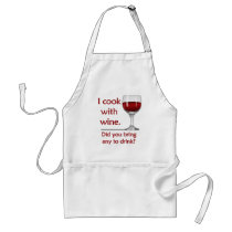 Funny Cook with Wine Apron