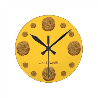 Funny Cookie Time Cookie Clock