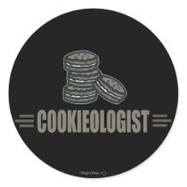 Funny Cookies Round Sticker