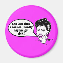 Funny cooking magnets