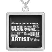 Funny Cool Artists Birthdays : Greatest Artist Necklace