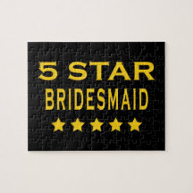 Funny Cool Bridesmaids : Five Star Bridesmaid Puzzles