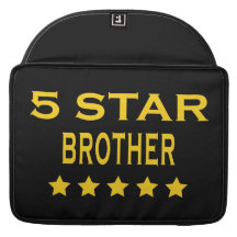 Funny Cool Brothers : Five Star Brother MacBook Pro Sleeves