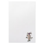 funny cool cow wearing shades cartoon character stationery