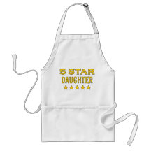 Funny Cool Gifts : Five Star Daughter Apron