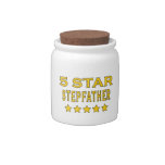 Funny Cool Gifts : Five Star Stepfather Candy Jars