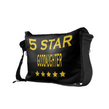 Funny Cool Goddaughters : Five Star Goddaughter Courier Bags