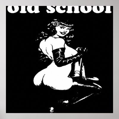 Funny Cool Retro Pinup Girl Sexy Dancer Old School Vintage Art Print Posters 