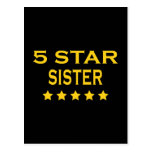 Funny Cool Sisters : Five Star Sister Postcards