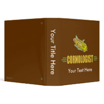 Funny Corn 3 Ring Binder