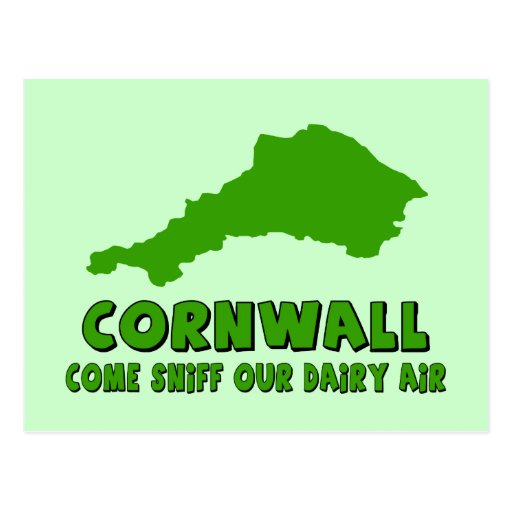Funny Cornwall Postcard Zazzle