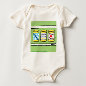 Funny Corny Cartoon Baby Onesie shirt