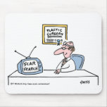Funny Cosmetic Surgeon Cartoon Mouse Pad mousepads