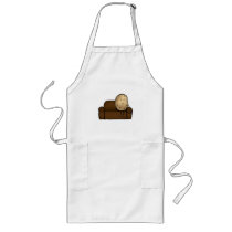 Funny couch potato apron