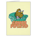 Funny Couch Potato cards