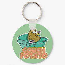 Funny Couch Potato keychains