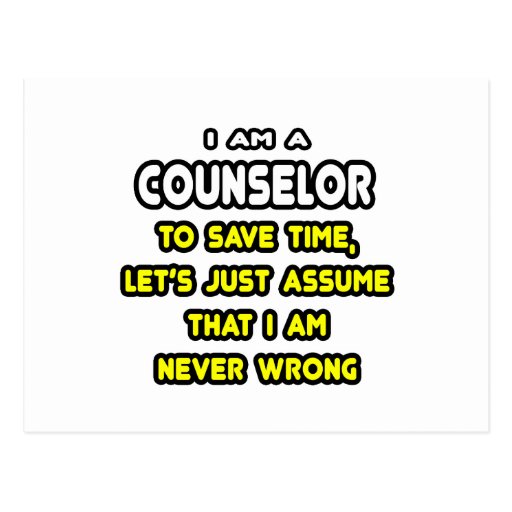 School Counselor Jokes Postcards & Postcard Template Designs Zazzle