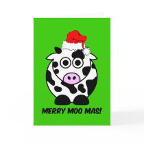 Funny cow Christmas Cards
