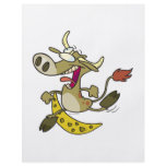 funny cow jumping over moon cartoon flyers