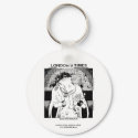 Funny Cow Keychain "Moo Doo Rituals"
