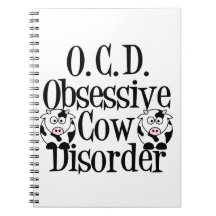 Funny Cow Spiral Notebook