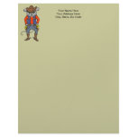 Funny Cowboy Mouse letterhead