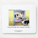 Funny Cows: Mouse Pad "Pasteur Bedtime" mousepads