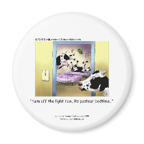 Funny Cows:Novelty Magnet: "Pasteur Bedtime" by beardiethor123 Funny Cows:Novelty Magnet: "Pasteur Bedtime"
