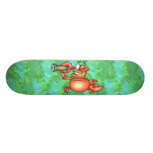 Funny Crab Spy Custom Skateboard