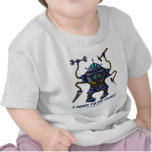 Funny crazy robot baby t-shirt
