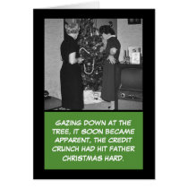 Funny credit crunch Christmas cards by Cardsharkkid Funny credit crunch Christmas cards
